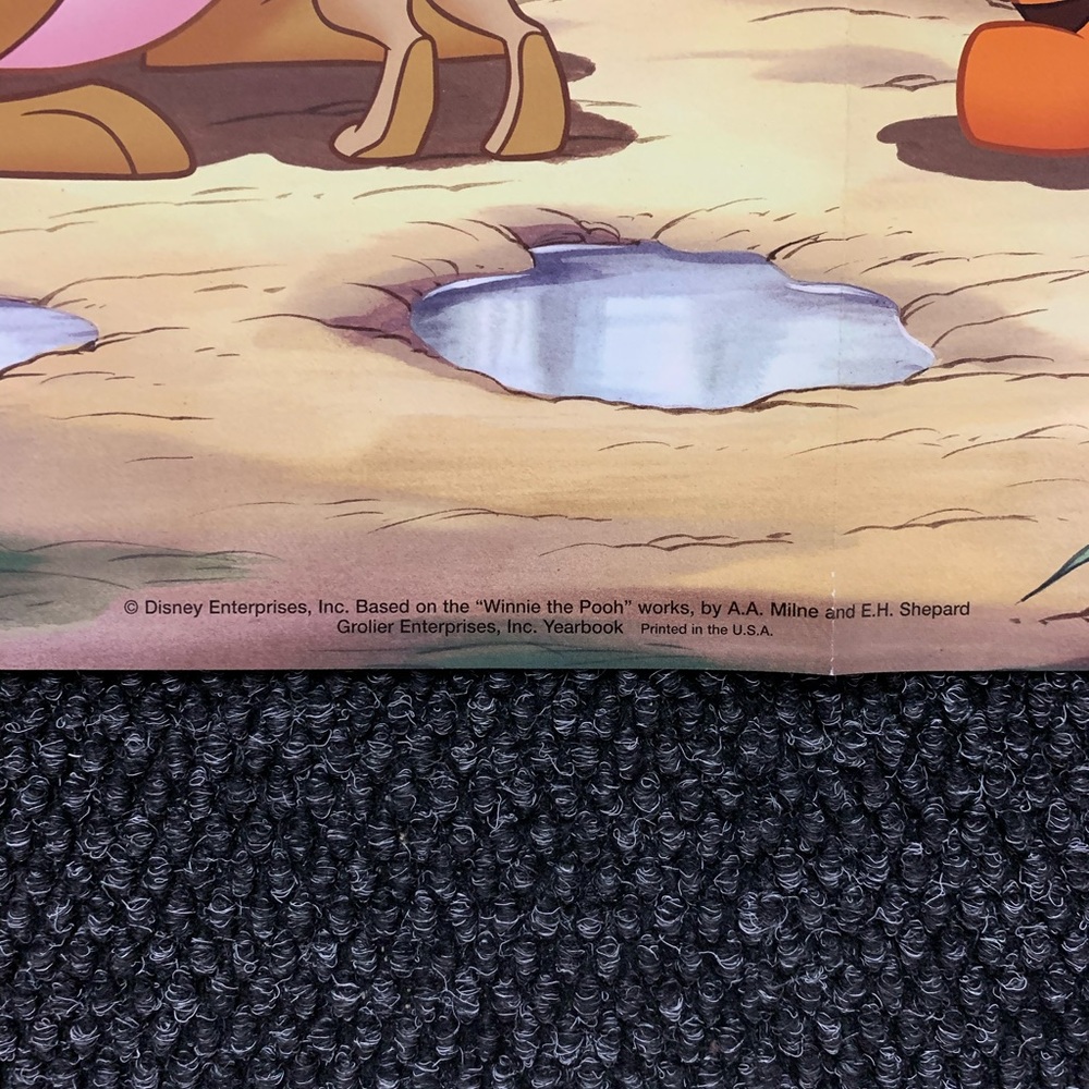 Vintage Disney’s Winnie the Pooh Characters Poster - Picture 4 of 6
